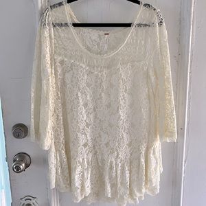 Free People Lace Top